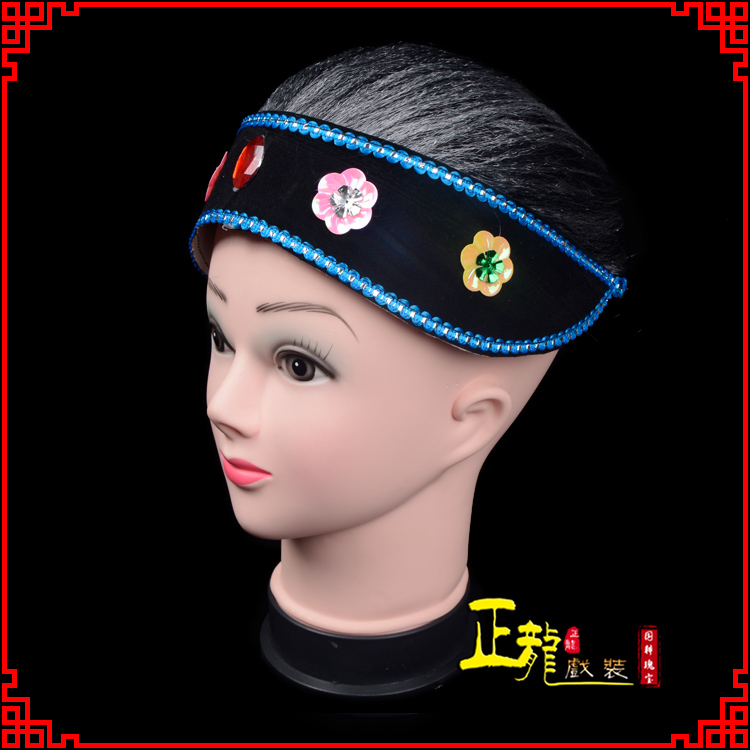 安远老旦媒婆穷老太婆假发套 老旦头套