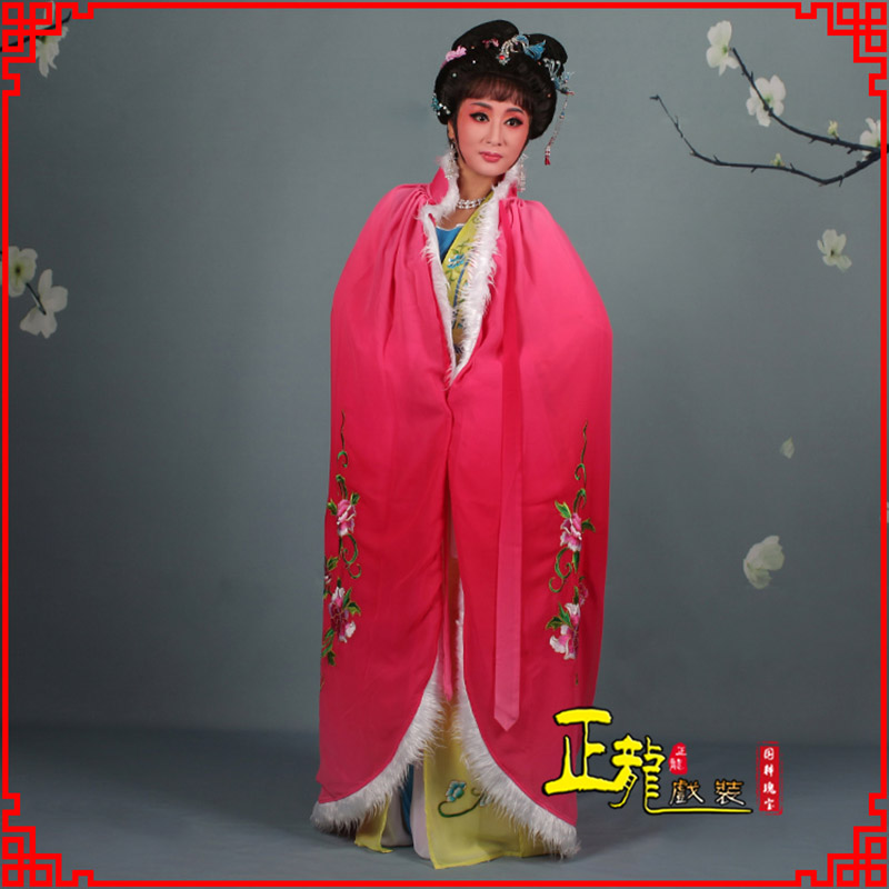 安远小花旦绣花斗篷 花旦披风